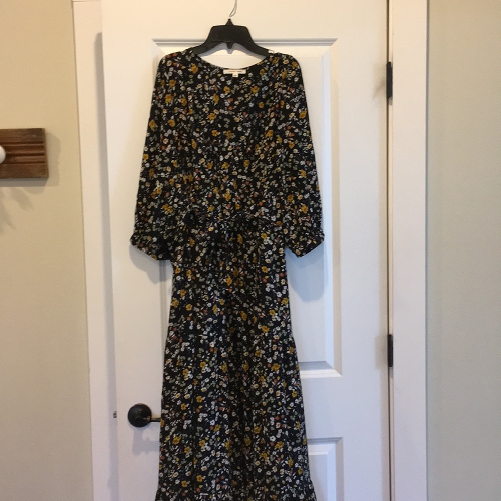 Roolee Piper Scoot maxi wrap top dress large